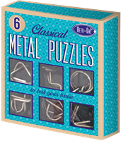 Retr-Oh 6 Metall-Gehirnpuzzle / iq puzzle / Denkspiele für Erwachsene Kinder-2