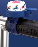 Micro sonnette vélo Licorne - Accessoire trottinette - Imperméable et flexible-2