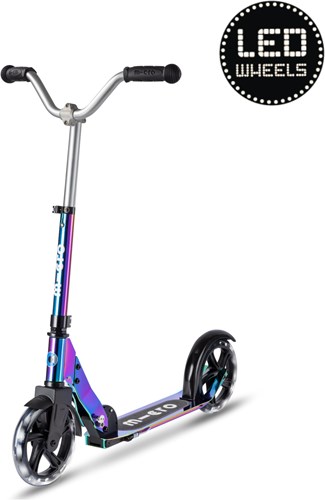 Micro Kinderroller Cruiser LED Neochrome - verstellbar und faltbar
