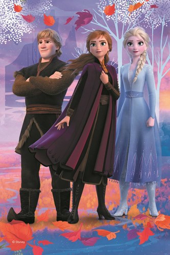 Trefl Puzzle Disney Frozen II Anna Elsa Mini 54 Teile Kinder