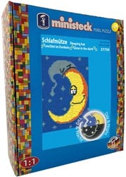 Ministeck Ministeck GITD Schlafmütze - XL Box - 2100 Stück
