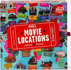 Movie Locations puzzle 1000 pièces quiz cinéma - Professor Puzzle
