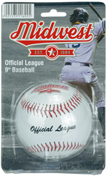 Midwest Baseball Ball - Offizielle League 9 Zoll Weiß Sportball