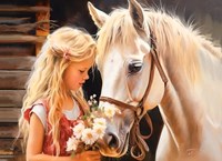 Castorland Puzzle Pferd 200 Teile - Kinderpuzzle Tiere