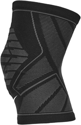 Nike Pro Knitted Knee Sleeve - Black/Anthracite/White - Large