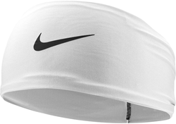 Nike Sport Stirnband Dri-Fit Fury Classic breit weiß schwarz Unisex