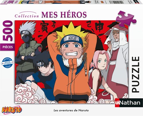 Nathan puzzle Naruto's Adventures - 500 pièces puzzle anime-2