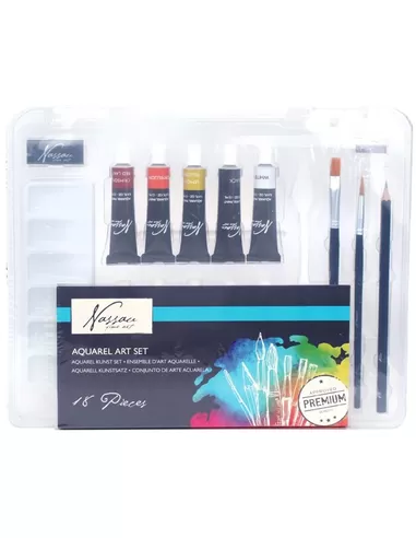 Nassau Nassau Aquarell-Starterset 18-teilig