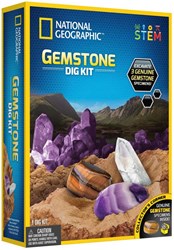 Bandai kit de fouille de pierres précieuses - Jouet éducatif National Geographic