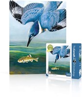 New York Puzzle Company Puzzle Belted Kingfisher 100 Teile Karton Kinder-2