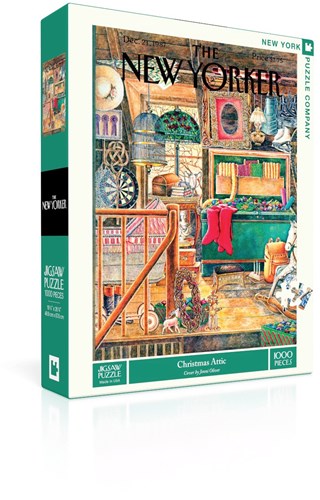 New York Puzzle Company Puzzle Weihnachten New Yorker Christmas Attic 1000 Teile-2