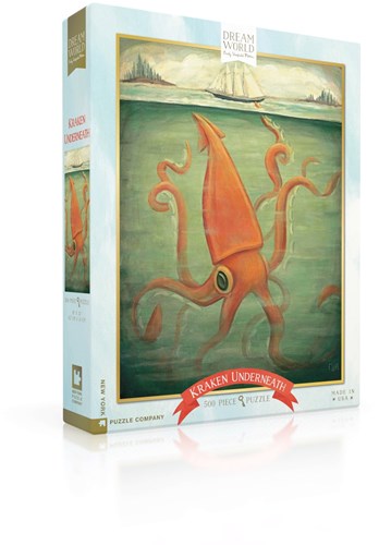 New York Puzzle Company Puzzle Kraken Underneath - 500 XXL Teile Fantasie-2