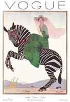 New York Puzzle Company Puzzle Tiere Lady on a Zebra 500 Teile