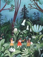 New York Puzzle Company XXL Puzzle Tiny Musicians 500 Teile Blumenmotiv