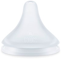 Nuk Silikon-Sauger Babyflasche Perfect Match 6m+ XL 2 Stück