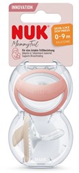Nuk - Mommyfeel - Silicone Pacifiers (2 pcs) 0-9m - Blush/Beige