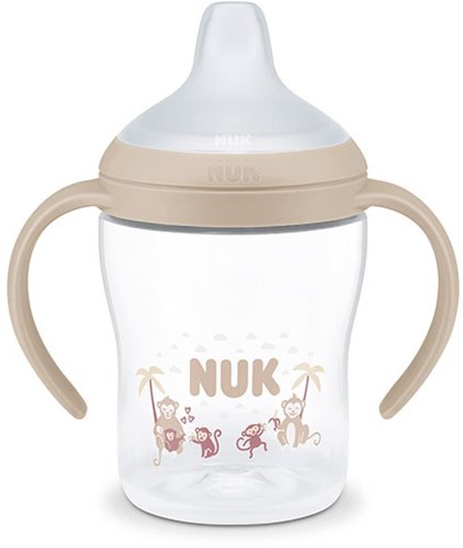 Nuk Trinklernbecher Baby Perfect Match 150ml auslaufsicher Silikon Affe