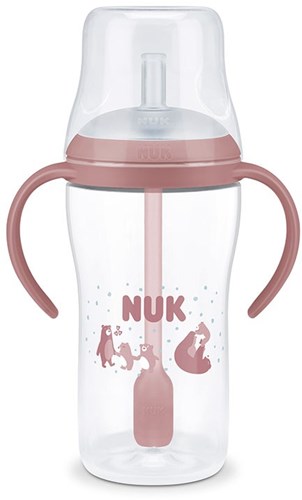 Nuk - Feeding - Perfect Match Straw Cup - 260ml - 8M+ - Bear-2