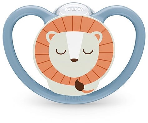 Nuk Baby Schnuller Perfect Match Air Night 0-6M Lion FireFly Silikon-2