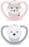 Nuk Schnuller Baby Silikon 6-18 Monate Cat PolarBear luftig
