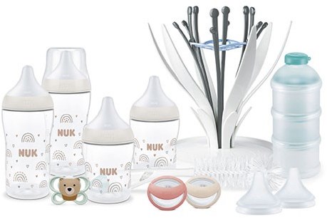 Nuk Babyflaschen Starterset Rainbow 0-6M+ bunt BPA-frei