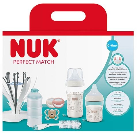 Nuk Babyflaschen Starterset Rainbow 0-6M+ bunt BPA-frei-2