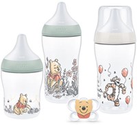 Nuk Babyflaschen und Schnuller Set Disney Winnie Puuh 0-6M+ Anti-Kolik