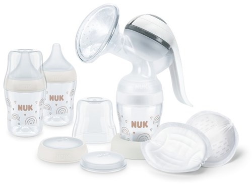 NUK Stillen Handmilchpumpe Set - ergonomisch und BPA-frei