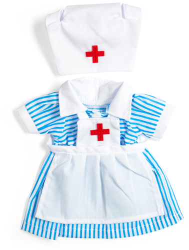BigJigs Puppen Krankenschwester Kostüm - Spielzeug Verkleidung für Puppen-2