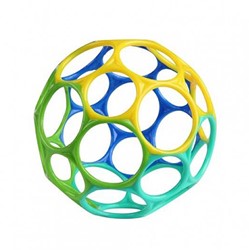 Oball Klassisch Blau/Grün/Gelb - 10 cm