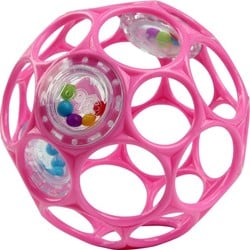 Oball Rattle Easy-Grasp Toy - Pink