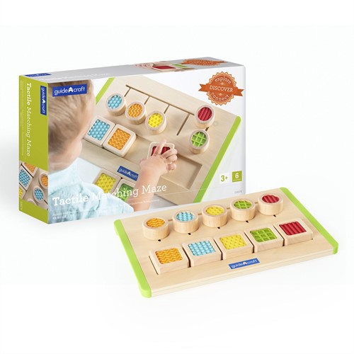 Guidecraft 1 Tactile Matching Maze, bunt
