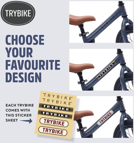 Trybike loopfiets 2 in 1 Steel - grijs