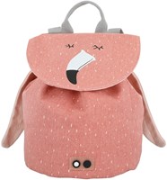 Trixie Rucksack MINI - wasserdichter Schulranzen Mrs. Flamingo rosa