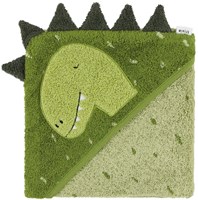 Trixie serviette à capuche coton bio 75x75cm Mr. Dino bébé