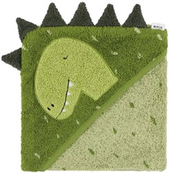 Trixie serviette à capuche coton bio 75x75cm Mr. Dino bébé
