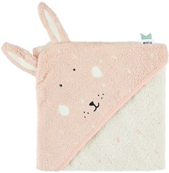 Trixie cape de bain coton bio 75x75cm Mrs. Rabbit serviette bébé