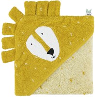 Trixie Kapuzen-Badetuch Bio-Baumwolle 75x75cm Mr. Lion Babyhandtuch