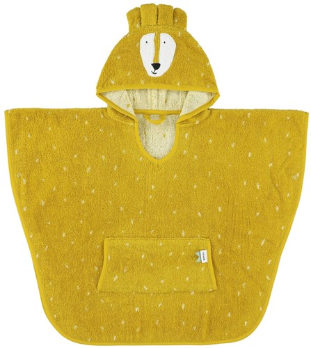 Trixie poncho cape de bain enfant coton bio Mr. Lion jaune