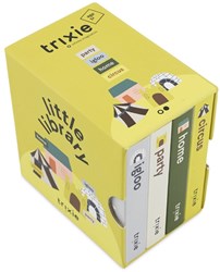 Trixie coffret livres petite bibliothèque carton - Cirque, Maison, Igloo, Fête