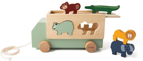 Trixie Holz-LKW mit Tieren