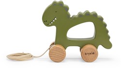Trixie jouet à tirer en bois dinosaure - bois FSC - jouet pour tout-petits