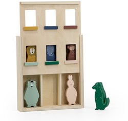 Trixie Holzspielzeug Tierapartment - FSC Holz Puppenhaus Tiere