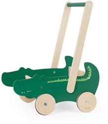 Trixie Holz Lauflernwagen - Schiebewagen Mr. Crocodile FSC Holz