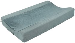 Trixie Wickelauflagenbezug Babytextil 70x45cm Bliss Petrol Bio-Baumwolle