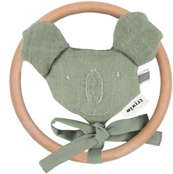 Trixie hochet koala - jouet bébé Bliss Olive jaune