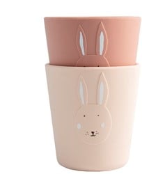 Trixie Gobelet en silicone 2-pack - Mrs. Rabbit
