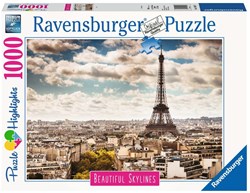 Ravensburger Puzzle Paris - 1000 Teile - Stadtleben - Erwachsene
