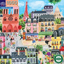 eeBoo Paris In A Day - 1,000 pieces