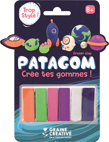 Patagom Patagom Gum Klei Set Cosmos 6x25 gr